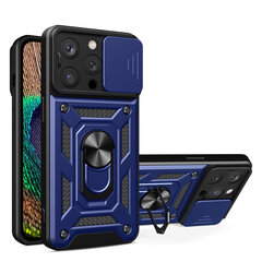 Hybrid Armor Camshield skirtas iPhone 14 Pro, mėlynas kaina ir informacija | Telefono dėklai | pigu.lt