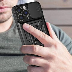 Hybrid Armor Camshield skirtas iPhone 13 Pro Max, mėlynas kaina ir informacija | Telefono dėklai | pigu.lt