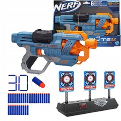 Nerf Elite 2.0 Commander E9485, 50 стрел, жилет, темляк, мишени цена и информация | Игрушки для мальчиков | pigu.lt