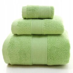 Trijų rankšluosčių rinkinys, žalsvos spalvos kaina ir informacija | Rankšluosčiai | pigu.lt