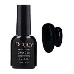 Reney Pure Black гибридный лак черный 001 цена и информация | Лаки, укрепители для ногтей | pigu.lt
