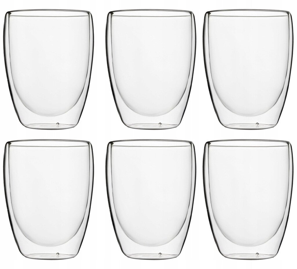 Termo stiklinės 350ml, 6 vnt kaina ir informacija | Taurės, puodeliai, ąsočiai | pigu.lt