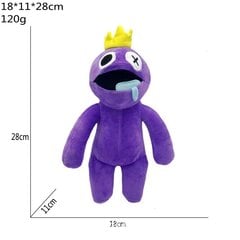 Minkštas pliušinis žaislas Rainbow friends, violetinis, 30cm kaina ir informacija | Minkšti (pliušiniai) žaislai | pigu.lt