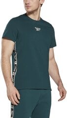 Мужская футболка Reebok Ri Tape Tee Green HJ7836 HJ7836/M цена и информация | Мужские футболки | pigu.lt