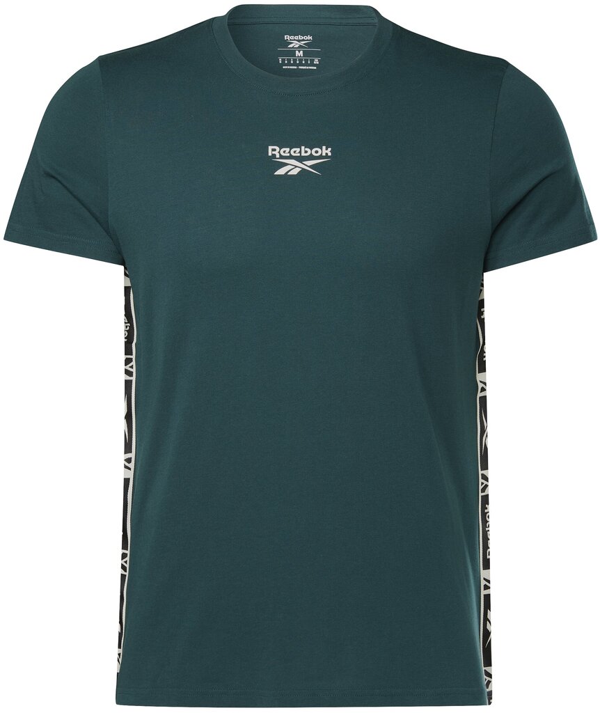 Reebok vyriški marškinėliai Ri Tape Tee Green HJ7836 kaina ir informacija | Vyriški marškinėliai | pigu.lt