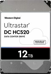 WD Ultrastar DC HC520, 12TБ цена и информация | Внутренние жёсткие диски (HDD, SSD, Hybrid) | pigu.lt