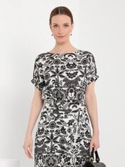 Платье LORIATA 2306 Multicolor 563949657, черно-белое цена и информация | Платья | pigu.lt