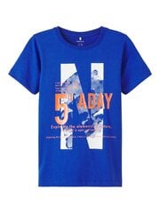 Name It детская футболка 13214610*02, белый 5715368745825 цена и информация | Рубашки для мальчиков | pigu.lt