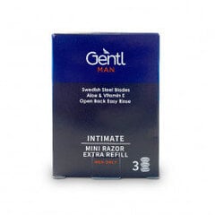 Gentl - Gentle Man Mini Razor Extra Refill цена и информация | Косметика и средства для бритья | pigu.lt