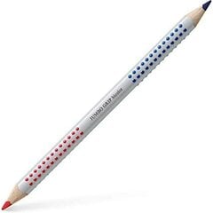 Цветные карандаши Faber-Castell Jumbo, красные / синие (12 шт.) цена и информация | Принадлежности для рисования, лепки | pigu.lt