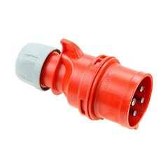 Красная розетка, уличная Socket plug Solera 902144a CETAC IP44 32 A 400 V цена и информация | Выключатели, розетки | pigu.lt