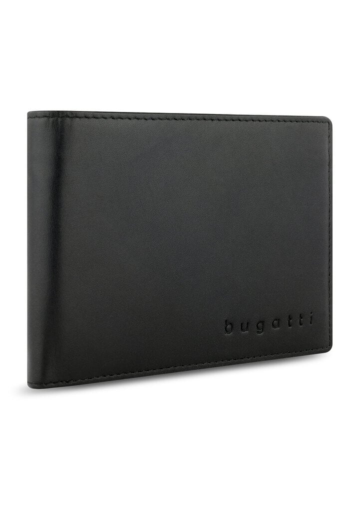 Piniginė vyrams Bugatti, juoda цена и информация | Vyriškos piniginės, kortelių dėklai | pigu.lt
