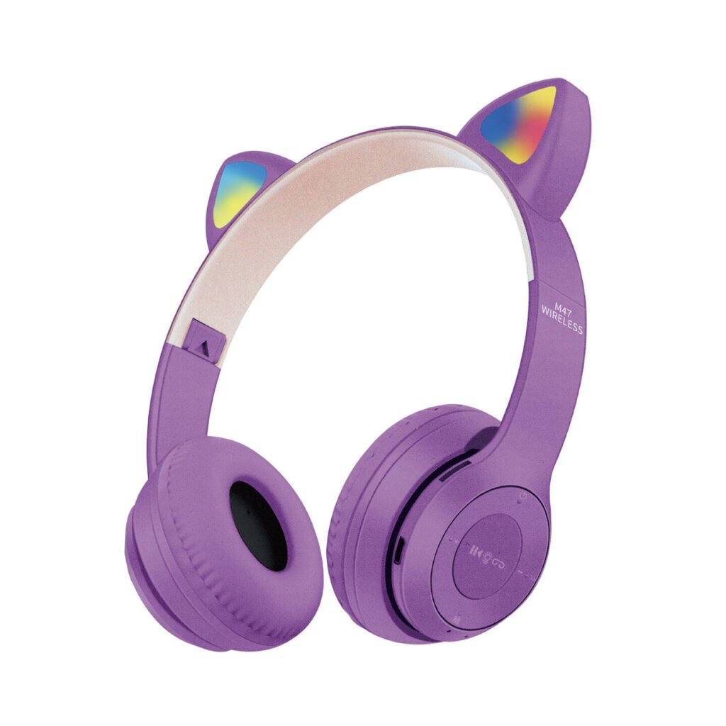 Cat Ears, violetinė kaina ir informacija | Ausinės | pigu.lt