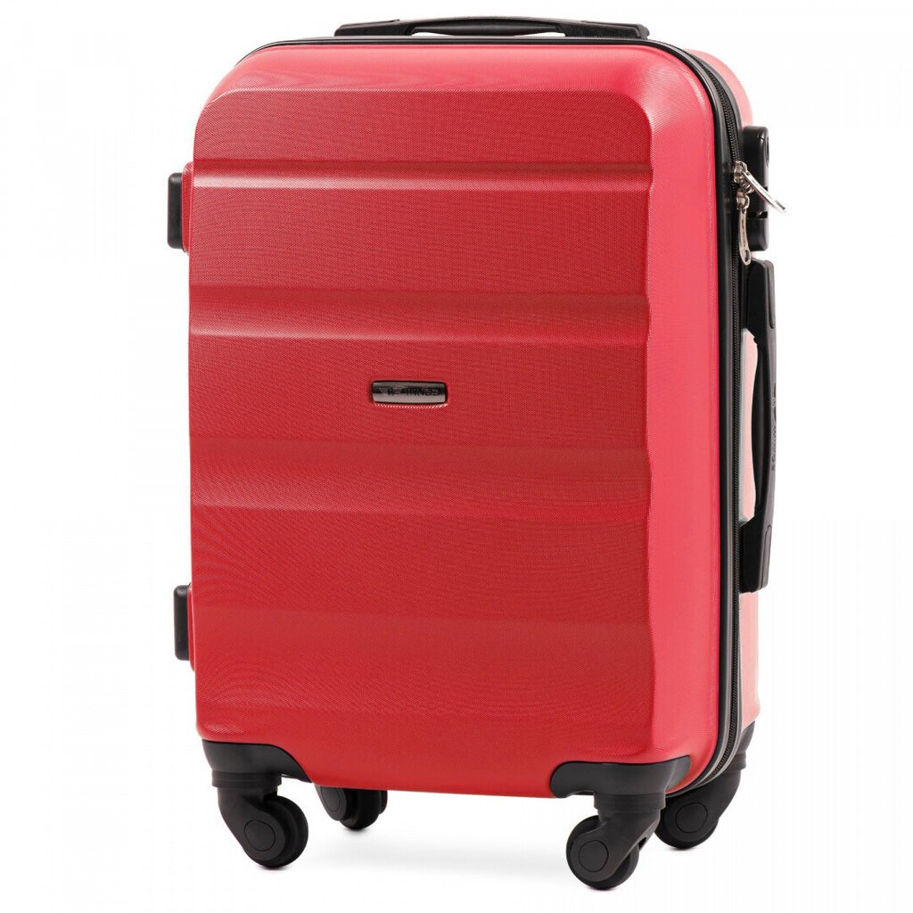 Nedidelis lagaminas Wings AT01, S, raudonas kaina ir informacija | Lagaminai, kelioniniai krepšiai | pigu.lt
