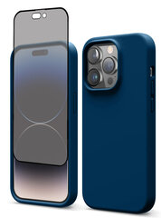 Soudberry Privacy Set skirtas Apple iPhone 14 Pro, mėlynas kaina ir informacija | Telefono dėklai | pigu.lt