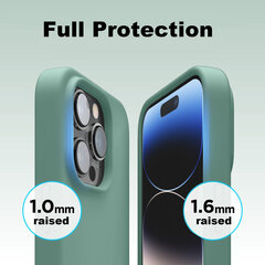 Soudberry Privacy Set skirtas Apple iPhone 14 Pro, žalias kaina ir informacija | Telefono dėklai | pigu.lt