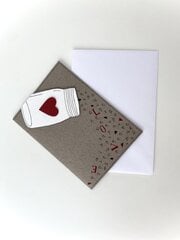 Открытка ручной работы Jar of Love, 1 шт цена и информация | Конверты, открытки | pigu.lt