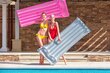 Pripučiamas paplūdimio čiužinys Bestway 183 x 76 cm, rožinis kaina ir informacija | Pripučiamos ir paplūdimio prekės | pigu.lt