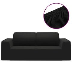 Dvivietės sofos užvalkalas, juodas kaina ir informacija | Baldų užvalkalai | pigu.lt