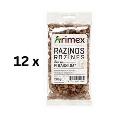 Изюм Arimex Sultana, 200 g x 12 шт. цена и информация | Орехи, сухофрукты, семечки | pigu.lt