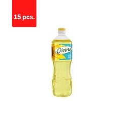 Saulėgrąžų aliejus Oleina, 1 l x 15 vnt. kaina ir informacija | Aliejus, actas | pigu.lt