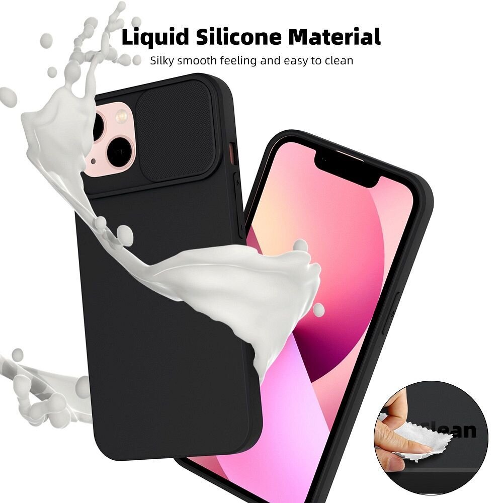 Slide skirtas iPhone 11 Pro Max, juodas kaina ir informacija | Telefono dėklai | pigu.lt