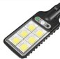 LED jutiklinis lauko šviestuvas jx-616b su saulės baterija, juodas цена и информация | Lauko šviestuvai | pigu.lt
