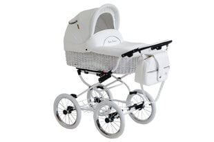 Scarlett universalus vežimėlis Baby Fashion 2in1, white kaina ir informacija | Vežimėliai | pigu.lt
