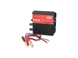 Преобразователь напряжения инвертор 300W/600W Pure Sine 12V - 230V CARPOINT 0510363 цена и информация | Преобразователи напряжения | pigu.lt