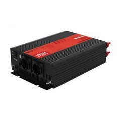 Преобразователь напряжения инвертор 1500W/3000W Pure Sine 12V - 230V CARPOINT 0510365 цена и информация | Преобразователи напряжения | pigu.lt