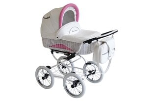 Scarlett universalus vežimėlis Baby Fashion 2in1, white-pink цена и информация | Коляски | pigu.lt