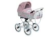 Scarlett universalus vežimėlis Baby Fashion 2in1, white-pink цена и информация | Vežimėliai | pigu.lt