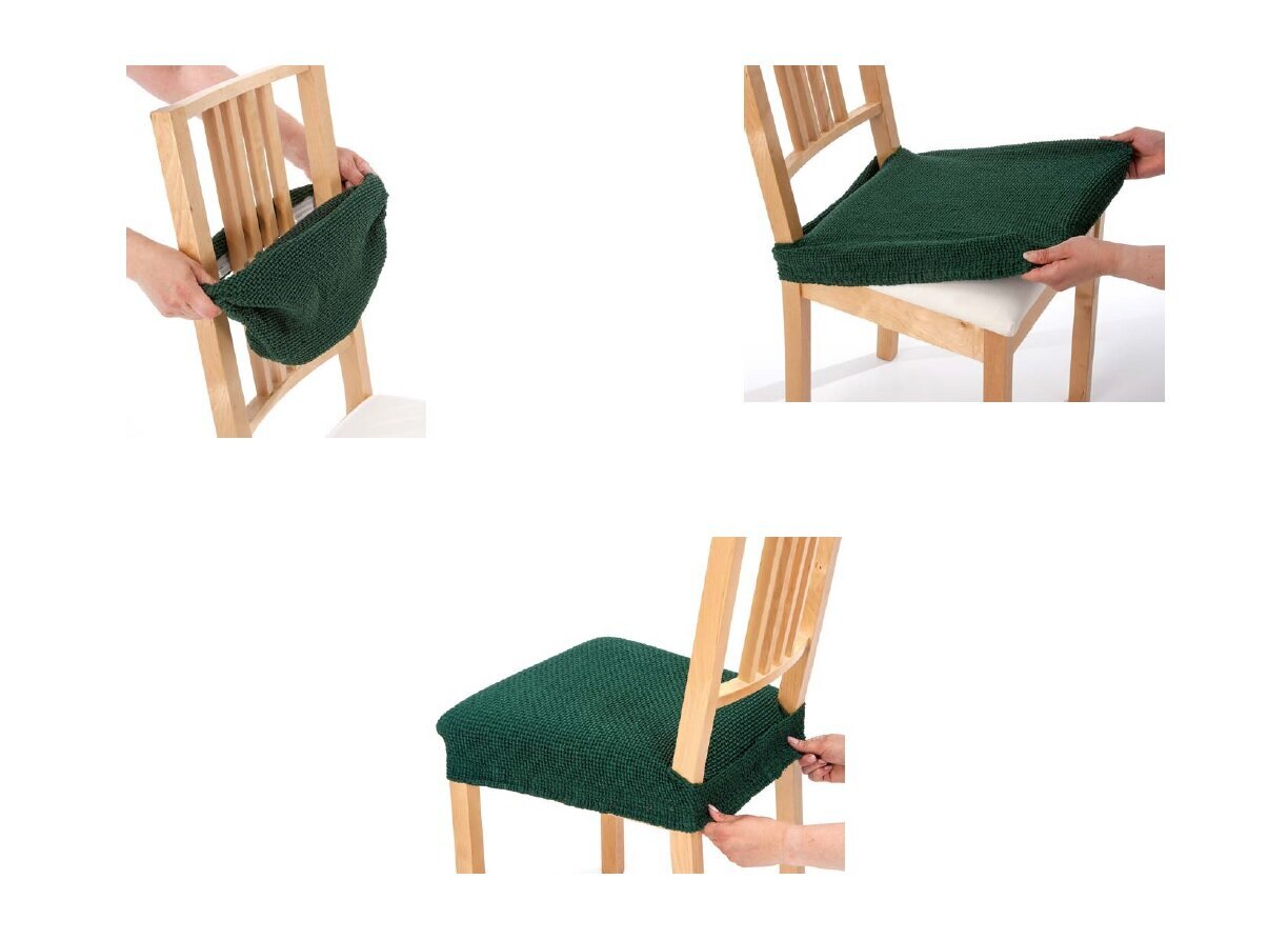 Belmarti Inca kėdžių sėdynių užvalkalai 4 vnt. цена и информация | Baldų užvalkalai | pigu.lt