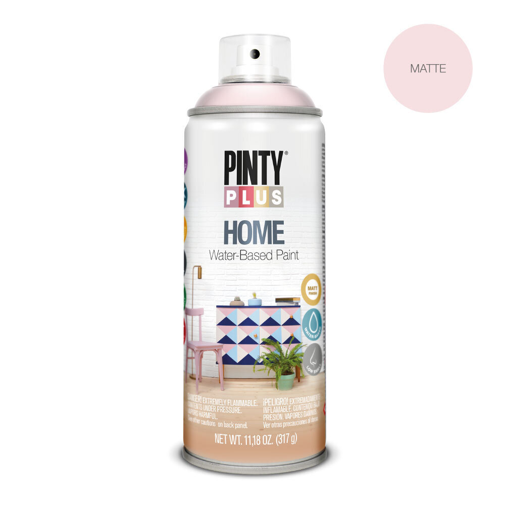 Vandens pagrindo purškiami dažai Light Rose Home PintyPlus 400ml цена и информация | Dažai | pigu.lt