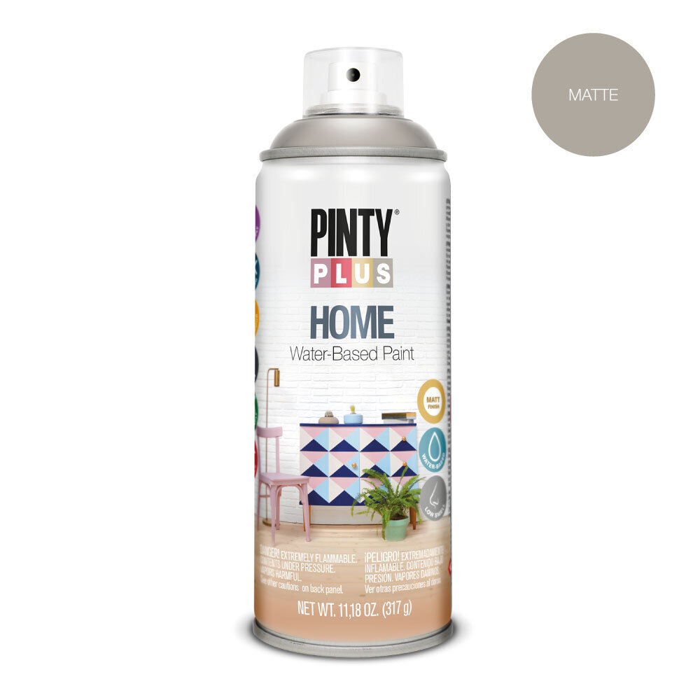 Vandens pagrindo purškiami dažai Brown Taupe Home PintyPlus 400ml цена и информация | Dažai | pigu.lt