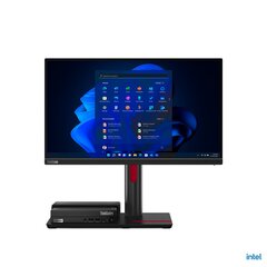 Lenovo ThinkCentre TIO Flex 22i kompiuterio monitorius 54,6 cm (21.5") 1920 x 1080 pikseliai „Full HD“ LED Juoda kaina ir informacija | Monitoriai | pigu.lt