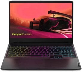 Портативный компьютер Ideapad Gaming 3 Ryzeb 7 5800H 16GB 512GB SSD RTX 3050 Ti  Windows 10  цена и информация | Ноутбуки | pigu.lt