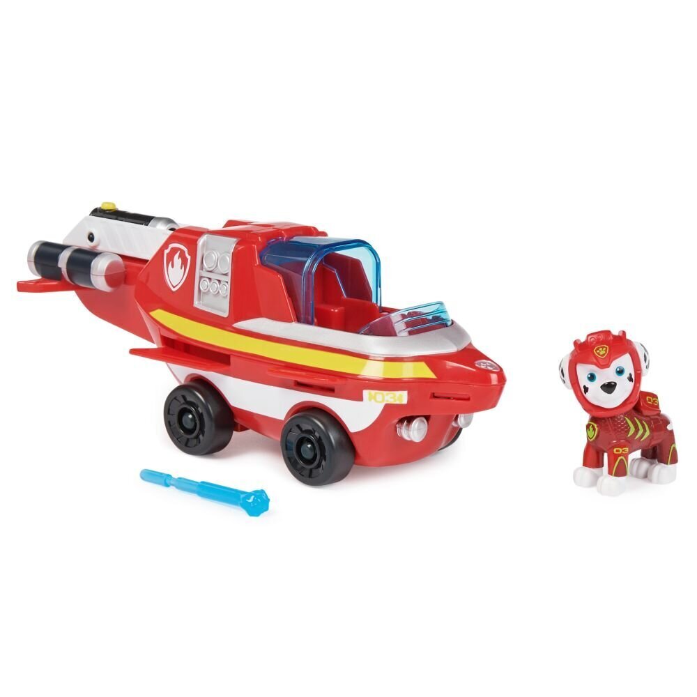 Transporto priemonė Paw Patrol (Šunyčiai Patruliai) Aqua Theamed Marshall 6066139, raudona kaina ir informacija | Žaislai berniukams | pigu.lt