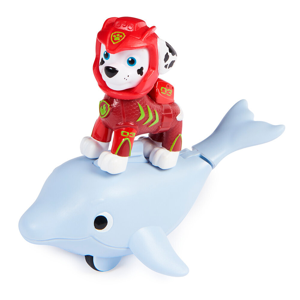 Figūrėlė Paw Patrol (Šunyčiai Patruliai) Aqua Hero Pups Marshall 6066147, raudona kaina ir informacija | Žaislai berniukams | pigu.lt