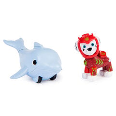 Figūrėlė Paw Patrol (Šunyčiai Patruliai) Aqua Hero Pups Marshall 6066147, raudona kaina ir informacija | Žaislai berniukams | pigu.lt