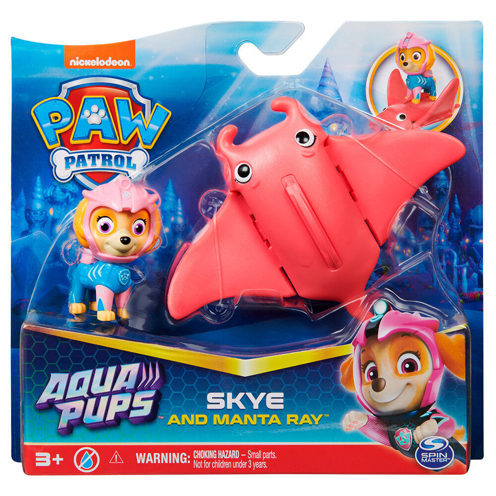 Фигурка Paw Patrol (Щенячий Патруль) Aqua Hero Pups Skye 6066148, розовый  цвет цена | pigu.lt