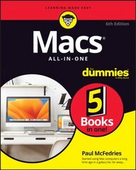 Macs All-in-One For Dummies, 6th Edition 6th Edition цена и информация | Книги по экономике | pigu.lt