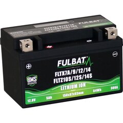 Akumuliatorius Fulbat FLTX7A/9/12/14FLTZ10S/12S/14S, 64.0Wh 300 A EN 12V kaina ir informacija | Moto akumuliatoriai | pigu.lt