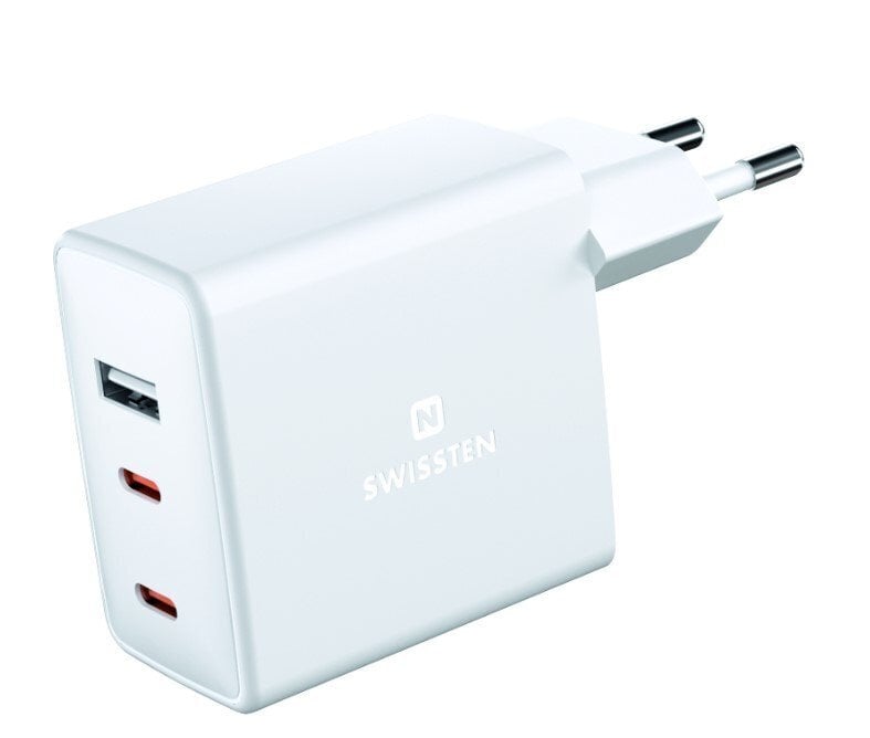 Swissten GaN Travel, USB-C, 3A kaina ir informacija | Krovikliai telefonams | pigu.lt