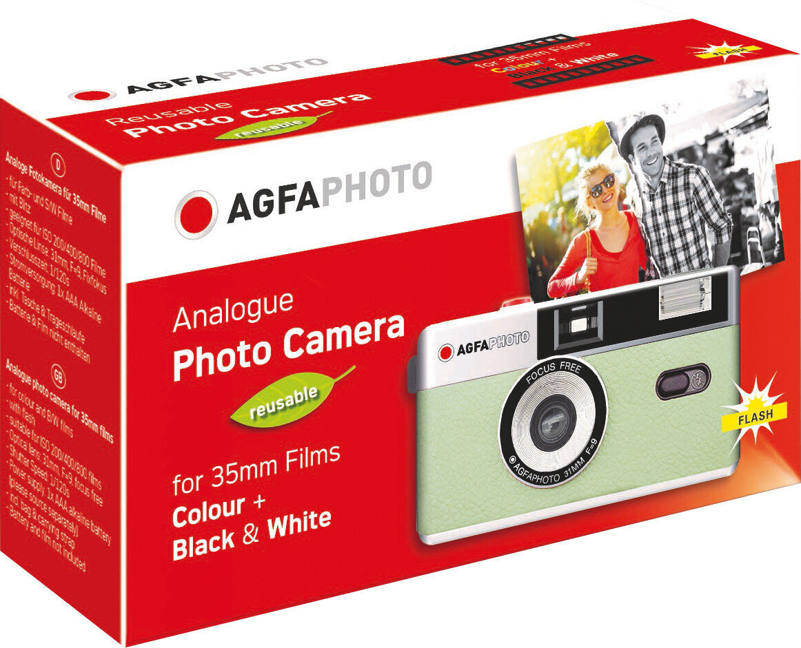 AgfaPhoto Reusable 35mm цена и информация | Momentiniai fotoaparatai | pigu.lt
