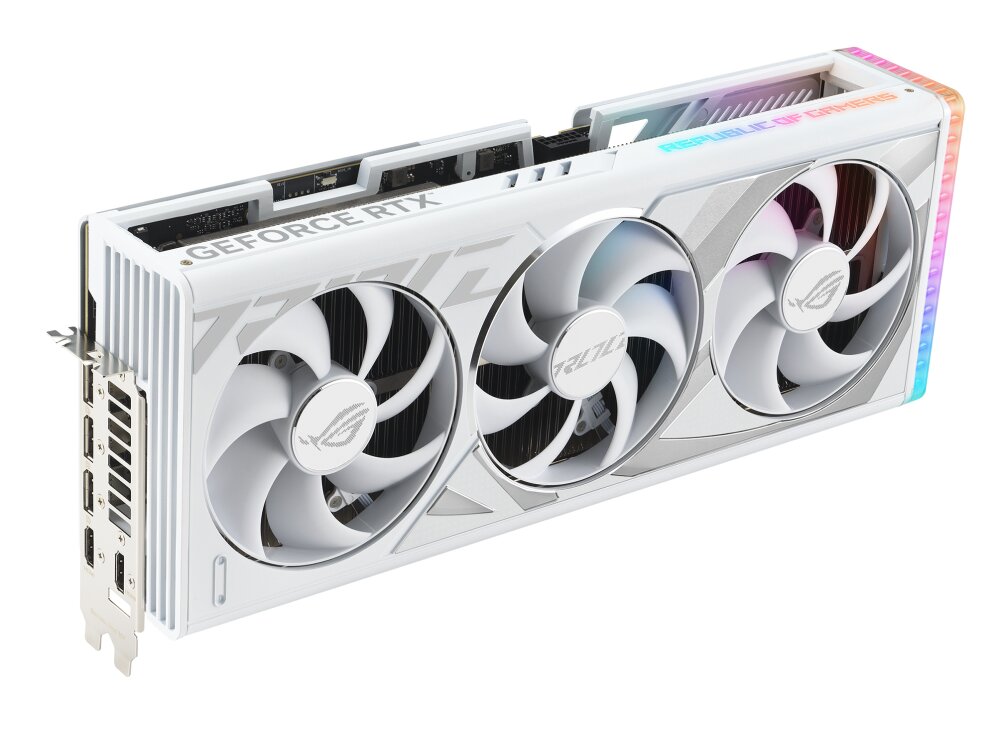 Asus ROG Strix GeForce RTX 4090 24GB GDDR6X White OC Edition (ROG-STRIX-RTX4090-O24G-WHITE NVIDIA) kaina ir informacija | Vaizdo plokštės (GPU) | pigu.lt