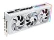 Asus ROG Strix GeForce RTX 4090 24GB GDDR6X White OC Edition (ROG-STRIX-RTX4090-O24G-WHITE NVIDIA) kaina ir informacija | Vaizdo plokštės (GPU) | pigu.lt