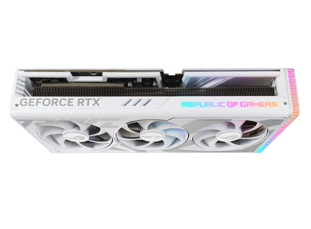 Asus ROG Strix GeForce RTX 4090 24GB GDDR6X White OC Edition (ROG-STRIX-RTX4090-O24G-WHITE NVIDIA) kaina ir informacija | Vaizdo plokštės (GPU) | pigu.lt