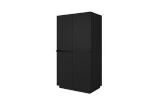 Шкаф с ящиками Bogart Nicole 100, черный цвет цена и информация | Шкафы | pigu.lt