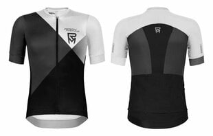 Dviratininko marškinėliai Rock Machine Race Jersey SS, M, juodi kaina ir informacija | Dviratininkų apranga | pigu.lt